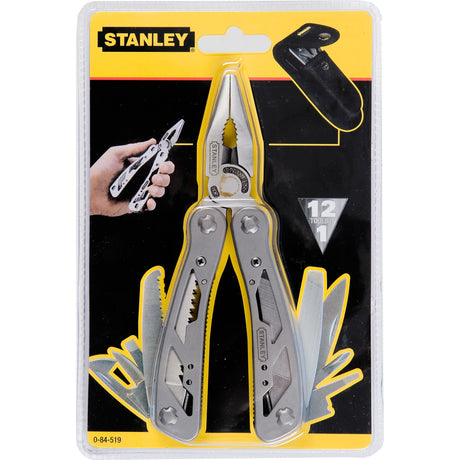 Outil multifonction Stanley 12 en 1 (acier inoxydable)