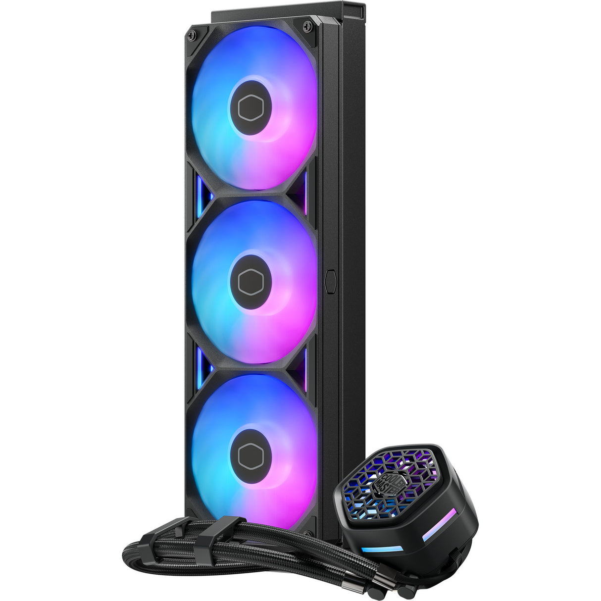 Cooler Master MasterLiquid 360 Atmos II VRM Ventilateur Arbb Refroidissement par eau (Noir)