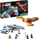 Lego Star Wars - Jouet de construction New Republic e-wing contre le Starfighter de Shin Hati (75364)