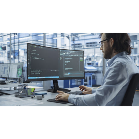 Philips 34b2u3600c 34 moniteur ultra-large incurvé (noir, HDMI, port d'affichage, 4x USB-A, USB-B, USB-C, RJ-45)