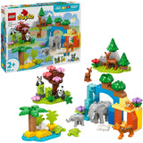 Lego duplo town 10446 familles 3 en 1 d'animaux sauvages