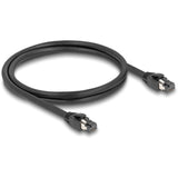 Delock câble réseau s ftp, rj-45 avec cat.8.1 (noir, 1 mètre)