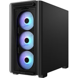Boîtier mini tour Asus a23 plus (noir | 2x USB-A | 1x USB-C | RVB | verre trempé)
