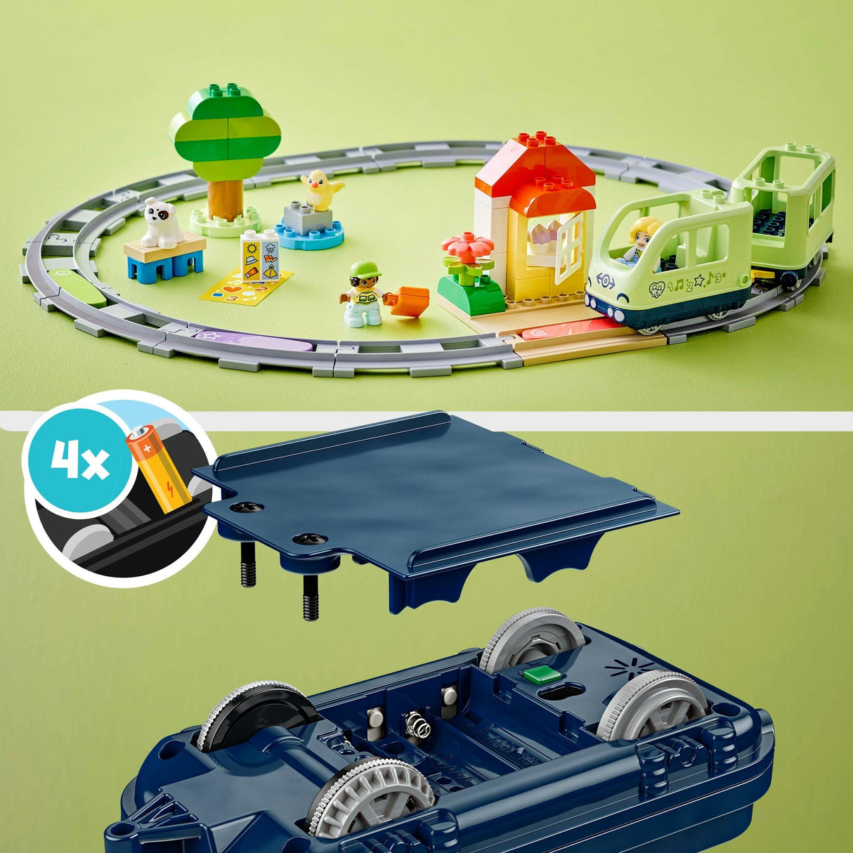 Lego Duplo Town 10427, le train d'aventure interactif