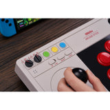 Manette de jeu arcade stick 8bitdo (gris)