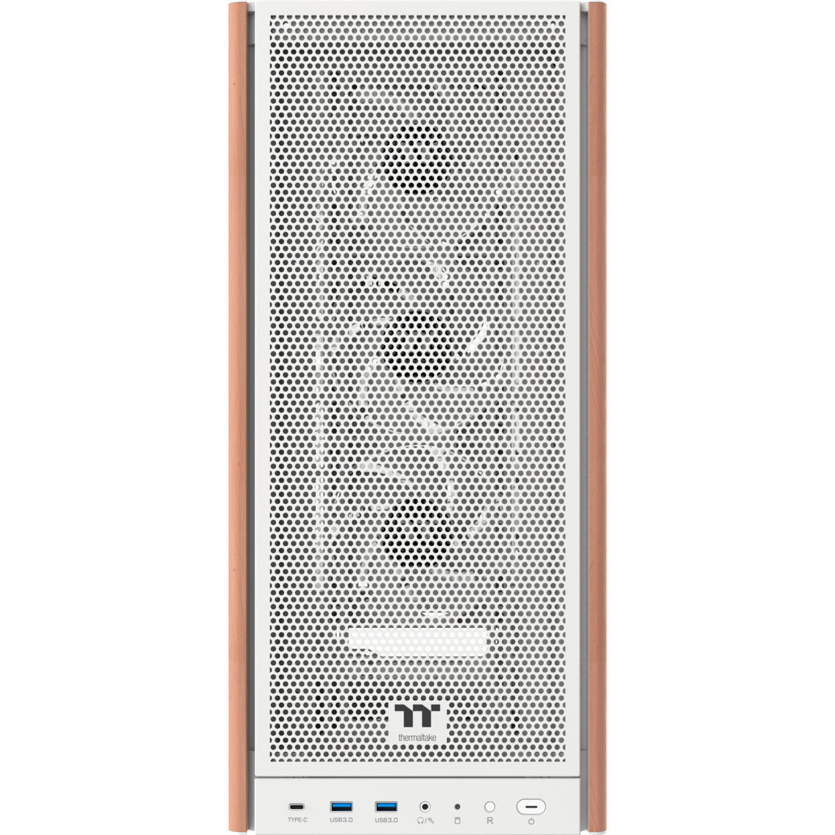 Thermaltake s370 ws snow midi tower behuizing (wit | 2x usb-a | 1x usb-c | tempered glass)