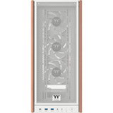 Thermaltake s370 ws snow midi tower behuizing (wit | 2x usb-a | 1x usb-c | tempered glass)