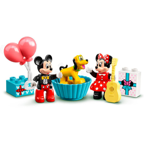 Lego Duplo Disney Mickey Minnie Train d'anniversaire, jouet à construire pour les tout-petits 10941