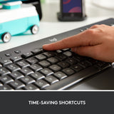 Clavier confort sans fil Logitech signature k650 (graphite, disposition américaine-internationale (qwerty), 100 %)