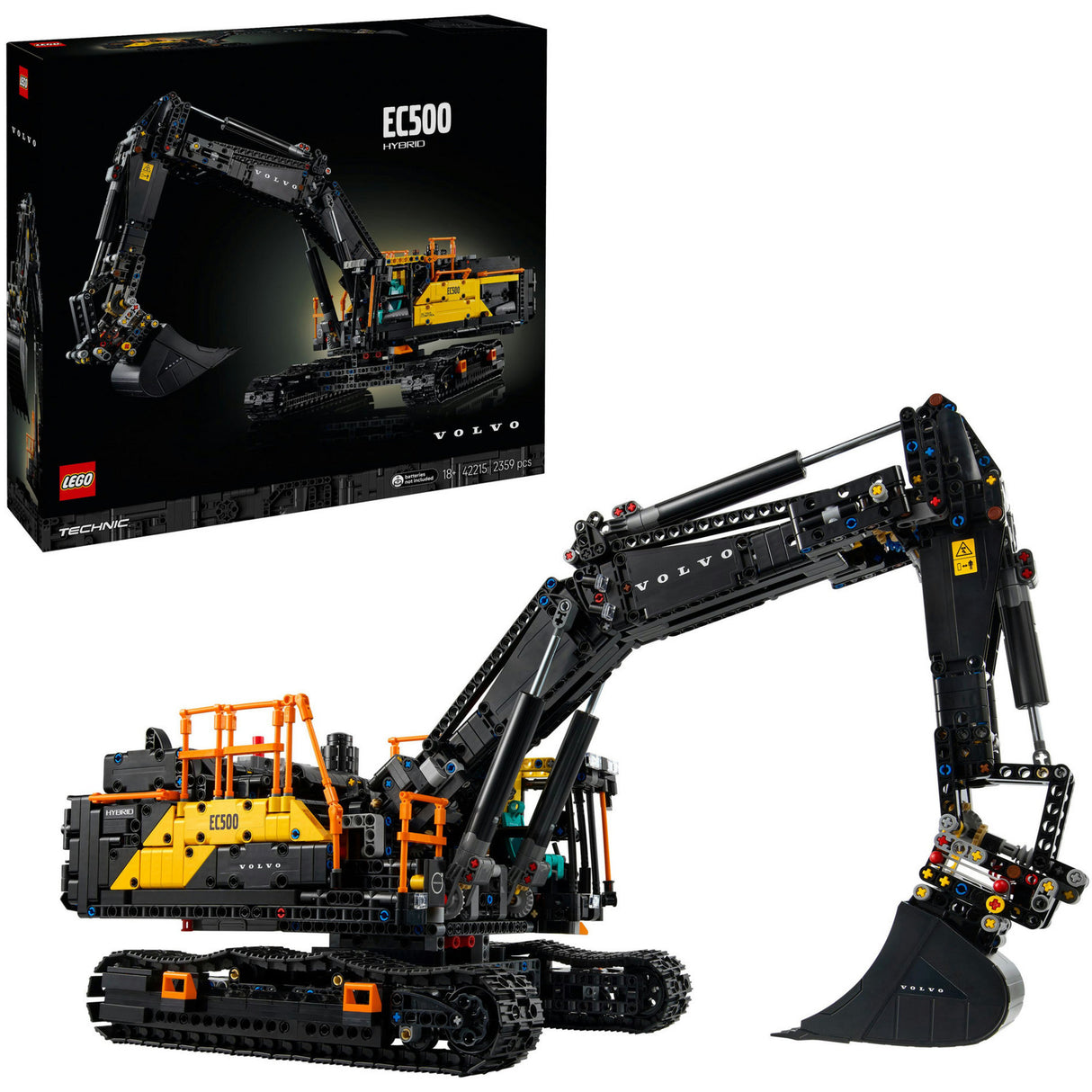 Lego Technic 42215 La pelle hybride Volvo EC500