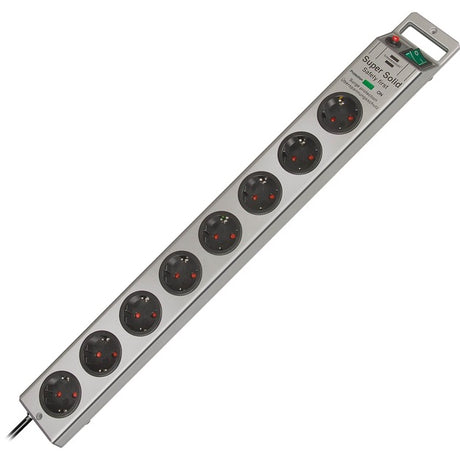 Multiprise Brennerstuhl | 8 trous | 63 cm | 2,5 m | argent | 1153340318 - 1153340318
