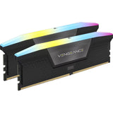 Corsair vengeance rgb 32 gb ddr5-6000 (2x 16 gb) werkgeheugen (zwart, cmh32gx5m2d6000z38, xmp, expo)