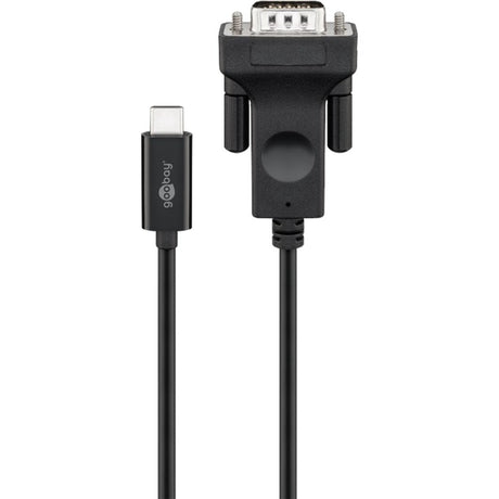 Câble adaptateur Goobay USB-C vers VGA (noir, 1,8 mètres)