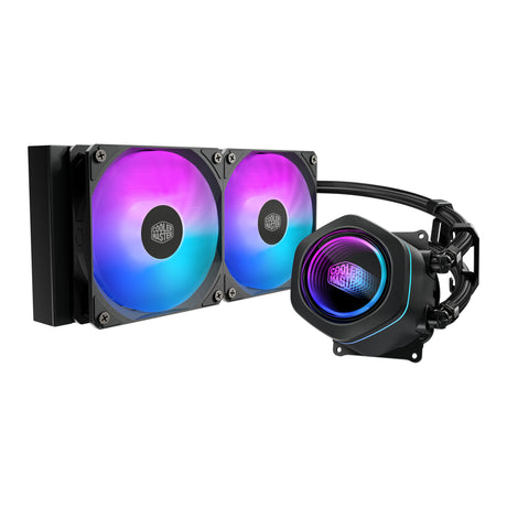 Cooler master masterliquid core nex 240, refroidissement à eau noir (noir, argb)