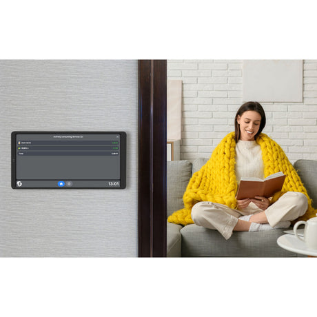 Panneau de commande Shelly wall display x2i (noir, écran tactile, Wi-Fi 6, Bluetooth 5.4)