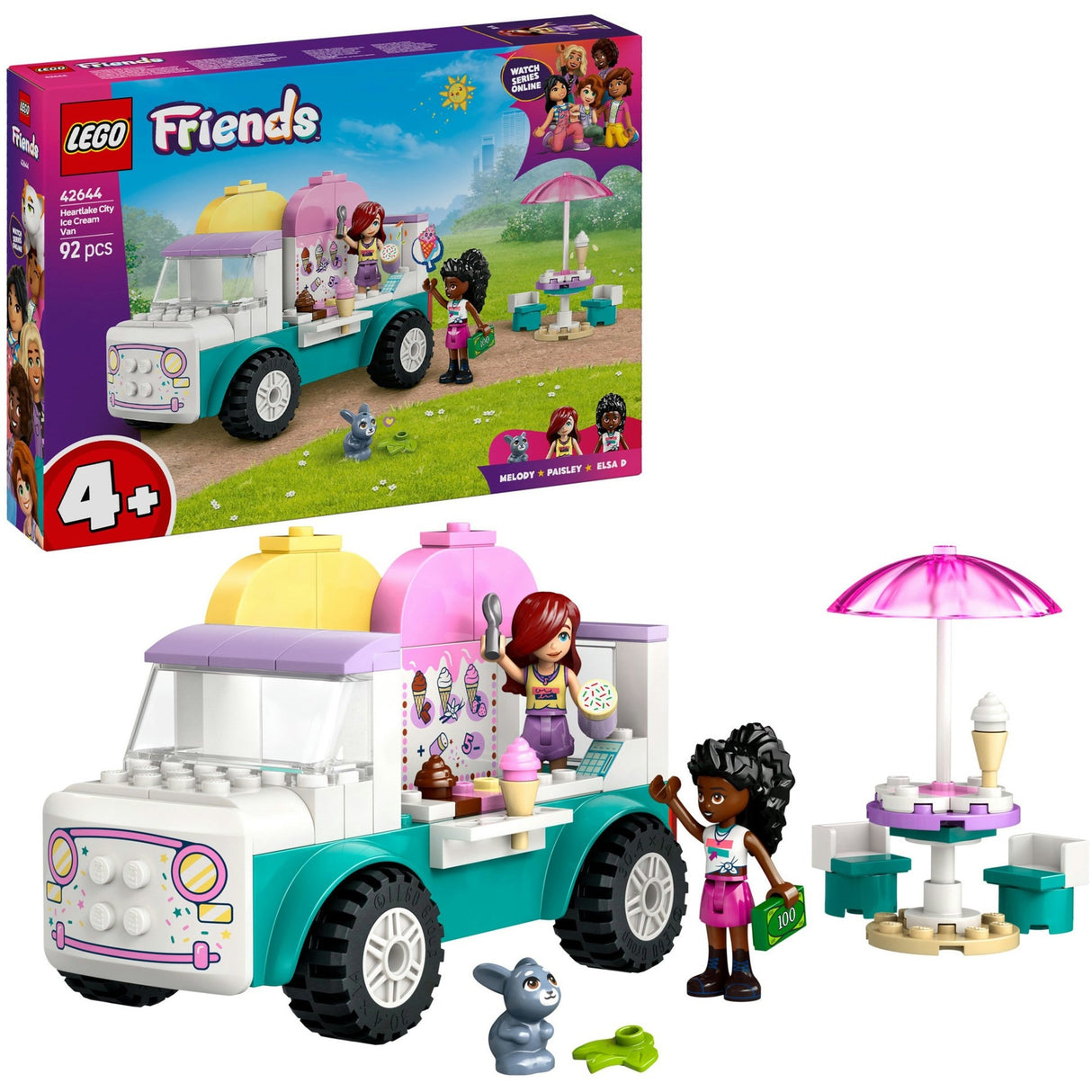 LEGO Friends 42644 Le camion de glaces de Heartlake City