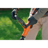 Coupe-herbe Black+decker 18v avec 2 lames et coupe-herbe à batterie (noir orange, 25 cm, batterie incluse)