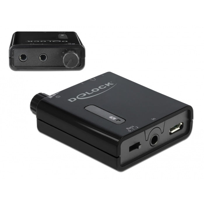 Delock amplificateur casque stéréo portable (noir)