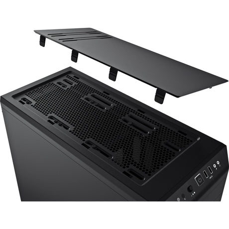 Soyez silencieux! boîtier tour midi pure base 600 (noir | 2x USB-A)
