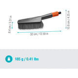 Gardena CleanSystem Hand Brush M Soft, avec une connexion de tuyau