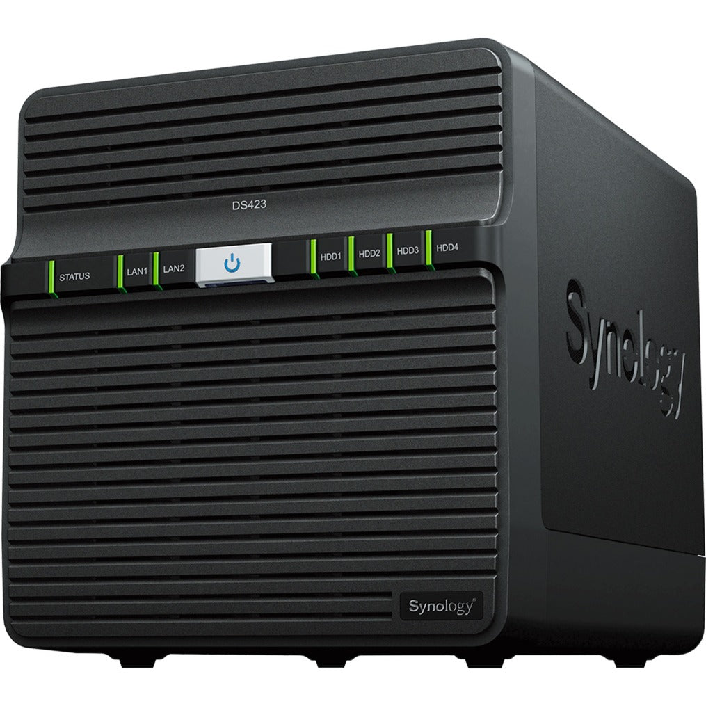 Synology diskstation ds423 nas (noir, 2x rj-45, 2x usb-a 3.2 (5 gbit s))