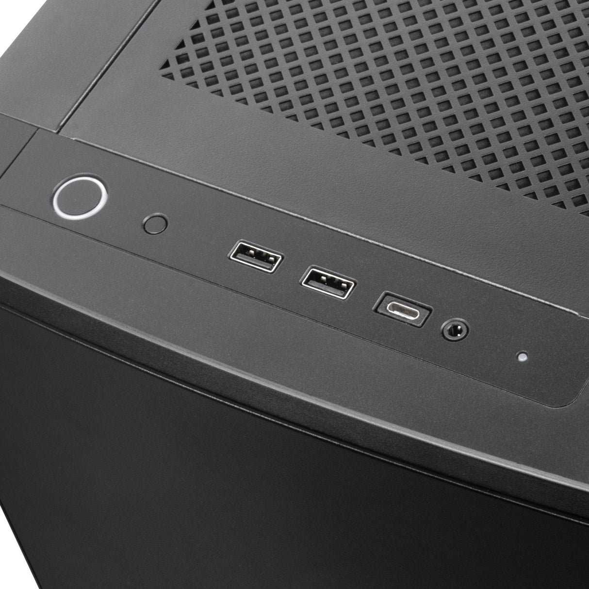 Boîtier tour midi Silverstone seta q1 (noir | 2x USB-A | 1x USB-C)