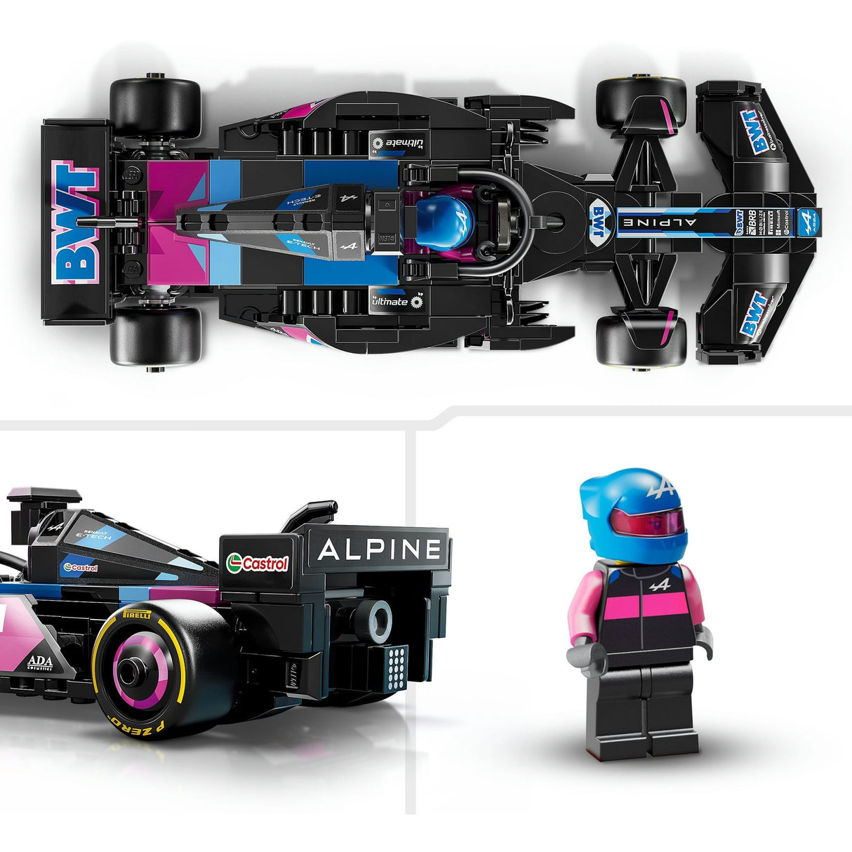 Lego Speed Champions 77248 BWT Alpine F1 Team A524 Voiture de course