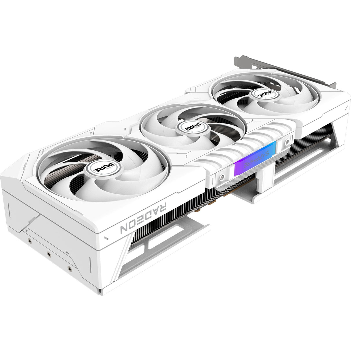 Carte graphique Sapphire Radeon RX 9070 Pure OC (blanc, 2x display port, 2x HDMI, RDNA4)