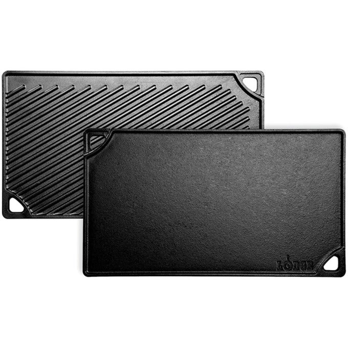 Plaque de grill Lodge réversible LDP3 (noir, 42 cm x 24 cm)