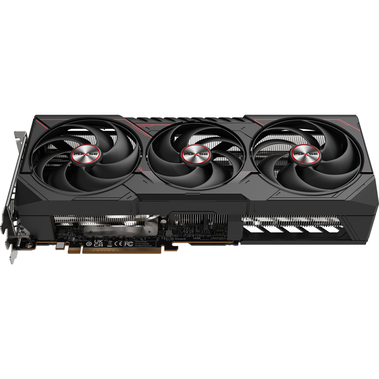 Carte graphique Sapphire Radeon RX 9070 XT Pulse (noir, 2x display port, 2x HDMI 2.1, RDNA4)