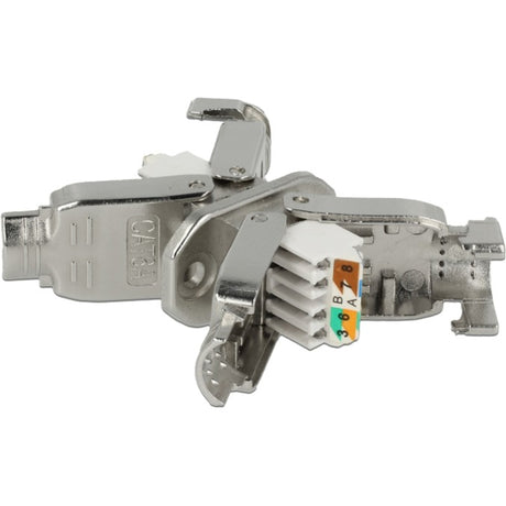 Delock couplage pour câble réseau cat.6a stp (argent)