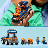 Lego city 60491 transporteur de moto