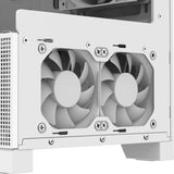 Boîtier mini tour Silverstone lucid 05 (blanc | 2x USB-A | 1x USB-C | RVB | verre trempé)