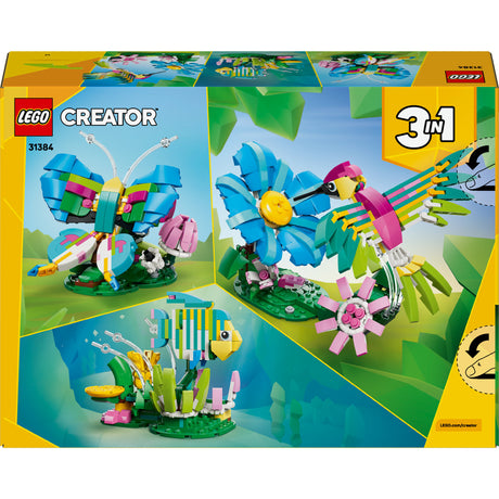 Lego ® Creator 3en1 animaux sauvages : colibri coloré - 31384