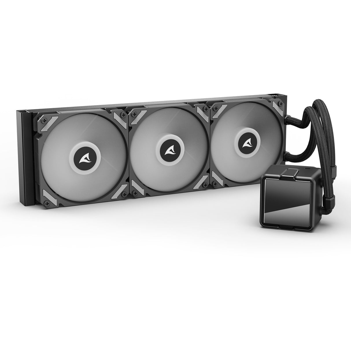 Refroidissement par eau Sharkoon s60 argb (noir, pwm 4 broches)