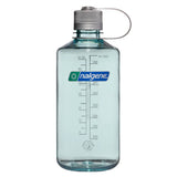 Bouteille d'eau Nalgene à bouche étroite, gourde de 1 litre (bleu clair)
