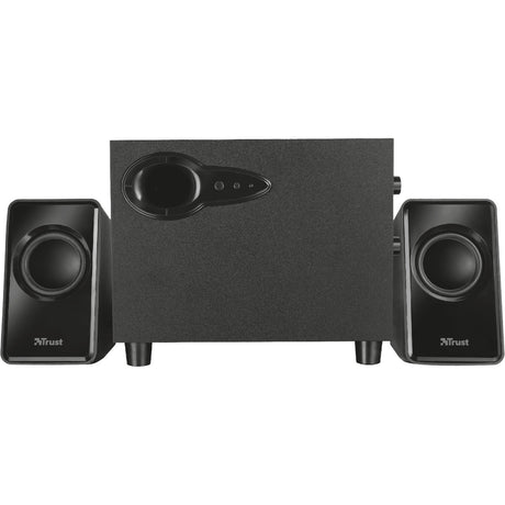 Trust avora 2.1 ensemble de haut-parleurs subwoofer haut-parleur PC (noir, 20442)