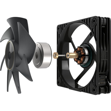 Ventilateur Asus proart pf120 - pack triple de ventilateurs de boîtier (noir, 3 pièces, 120 x 120 x 28 mm, 3 pièces)