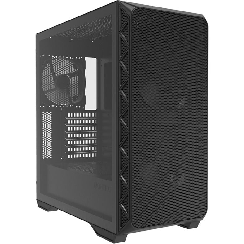 Boîtier tour midi Montech air 903 base (noir | 2x USB-A | 1x USB-C | verre trempé)