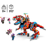 Lego dreamzzz 71484 coopers robot dinosaure c. Rex