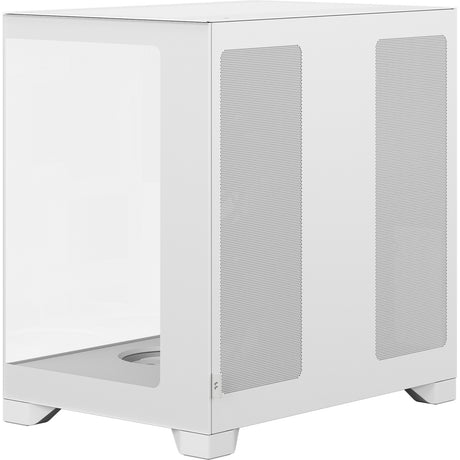 Fractal design pop 2 vision rgb boîtier tour midi (blanc | 1x usb-a | 1x usb-c | rgb | verre trempé)