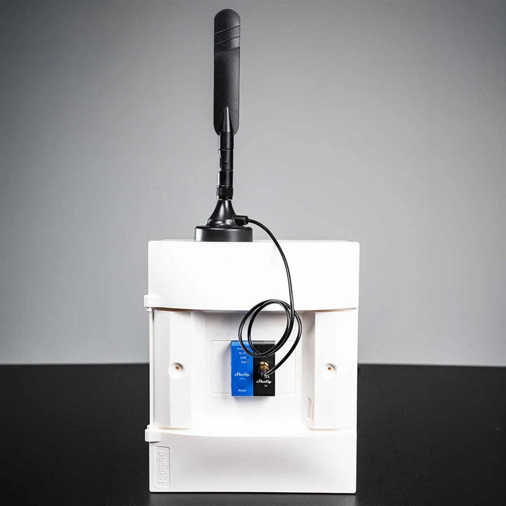Module d'extension complémentaire Shelly pro lora (noir)