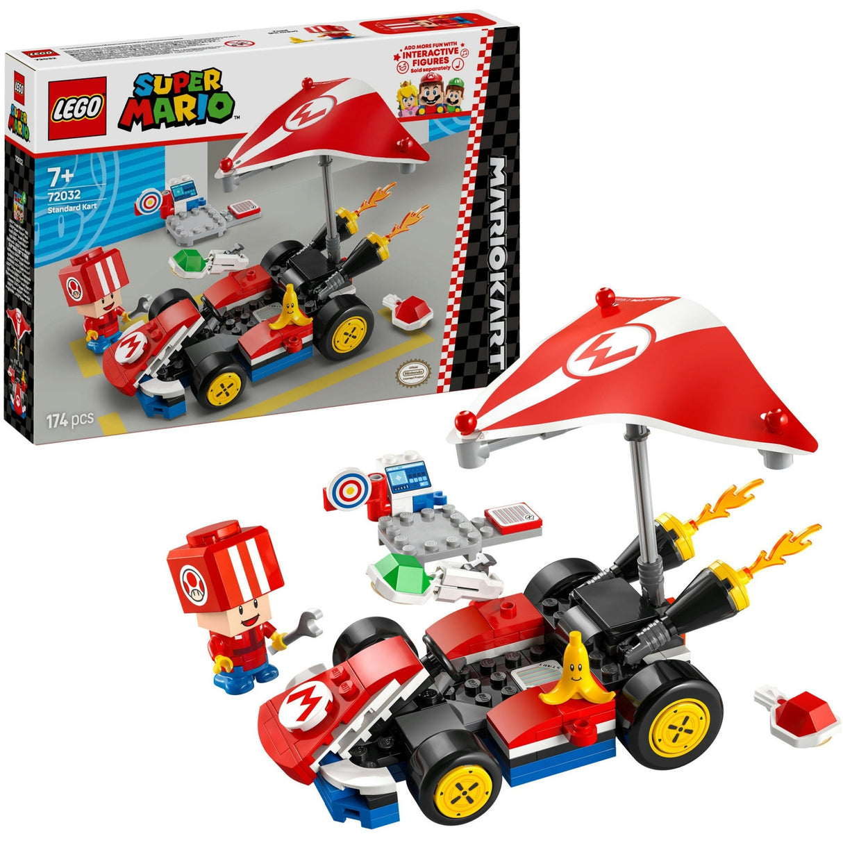 Lego Super Mario 72032 Mario Kart Le kart standard