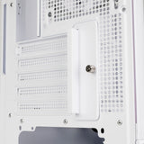Boîtier mini tour Silverstone lucid 04 (blanc | 2x USB-A | 1x USB-C | RVB | verre trempé)
