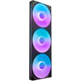 Nzxt f420 rgb core ventilateurs de boîtier (noir, 3 pièces, 420 x 140 x 26 mm)