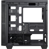 Boîtier tour midi micro Inter-tech x-608 infinity (noir | 1x USB-A | 1x USB-C | RVB | fenêtre)