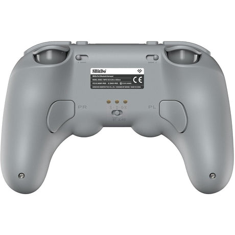 Manette de jeu bluetooth 8bitdo pro 3 (gris noir, switch 1 2, pc, android, usb bluetooth 2,4 ghz)