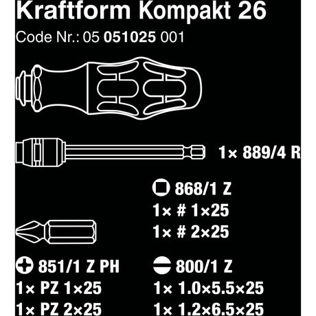 WAA Kraftform Kompakt 26 avec pic, 7-Palace