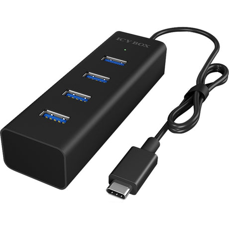 Icy box ib-hub1409-c3 Hub USB (noir, 4x USB-A 3.2 (5 Gbit s), 1x USB-C 3.2 (5 Gbit s))