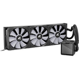 Refroidissement par eau Sharkoon s100 argb (noir, connecteur de ventilateur PWM à 4 broches)